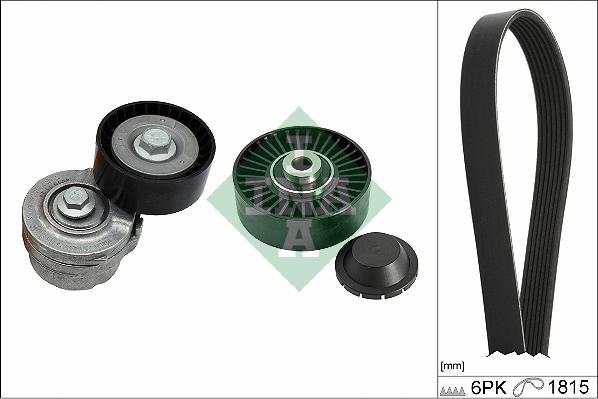 INA 529 0593 10 - Kit Cinghie Poly-V www.autoricambi360.it