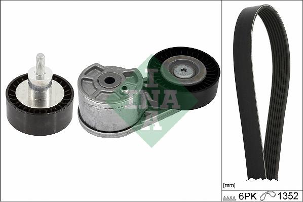 INA 529 0549 10 - Kit Cinghie Poly-V www.autoricambi360.it
