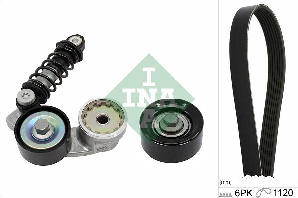 INA 529 0546 10 - Kit Cinghie Poly-V www.autoricambi360.it