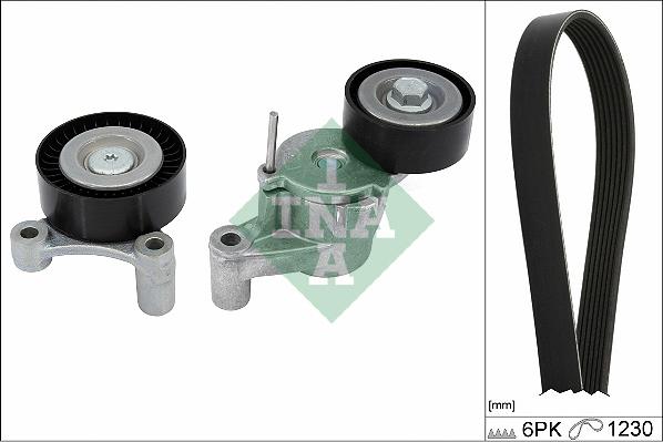 INA 529 0548 10 - Kit Cinghie Poly-V www.autoricambi360.it