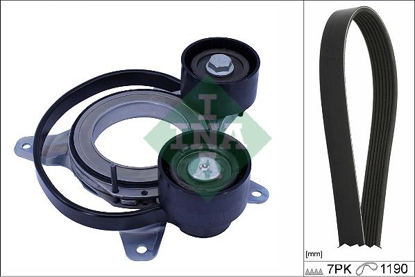 INA 529 0547 10 - Kit Cinghie Poly-V www.autoricambi360.it