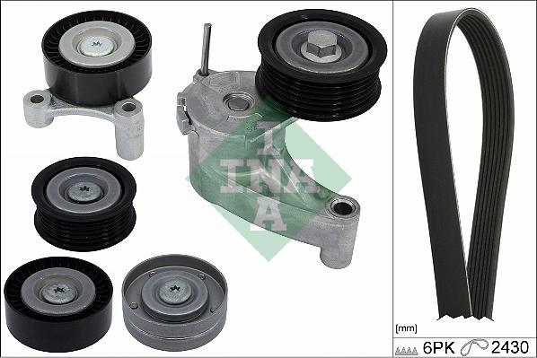 INA 529 0554 10 - Kit Cinghie Poly-V www.autoricambi360.it
