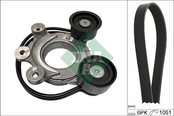 INA 529 0556 10 - Kit Cinghie Poly-V www.autoricambi360.it