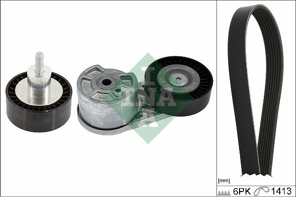 INA 529 0550 10 - Kit Cinghie Poly-V www.autoricambi360.it