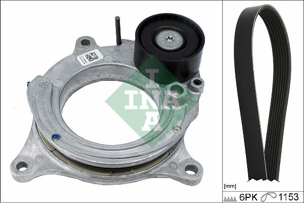 INA 529 0566 10 - Kit Cinghie Poly-V www.autoricambi360.it