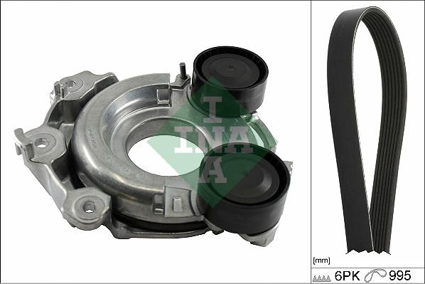 INA 529 0563 10 - Kit Cinghie Poly-V www.autoricambi360.it