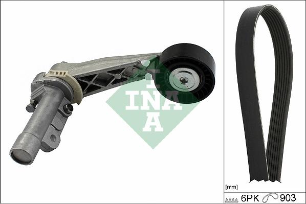 INA 529 0504 10 - Kit Cinghie Poly-V www.autoricambi360.it