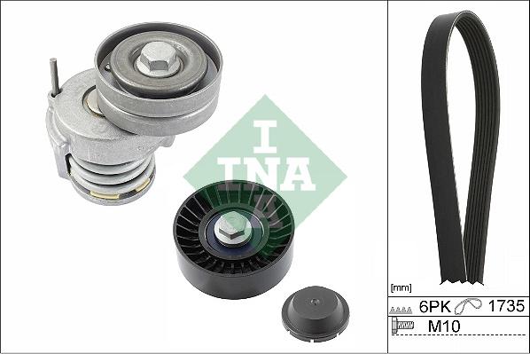 INA 529 0505 10 - Kit Cinghie Poly-V www.autoricambi360.it