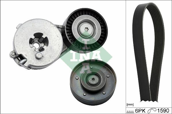 INA 529 0500 10 - Kit Cinghie Poly-V www.autoricambi360.it