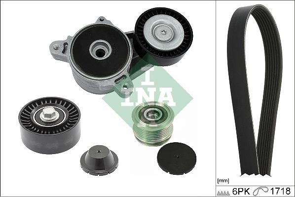 INA 529 0515 20 - Kit Cinghie Poly-V www.autoricambi360.it