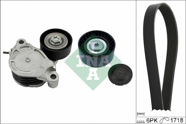 INA 529 0516 10 - Kit Cinghie Poly-V www.autoricambi360.it
