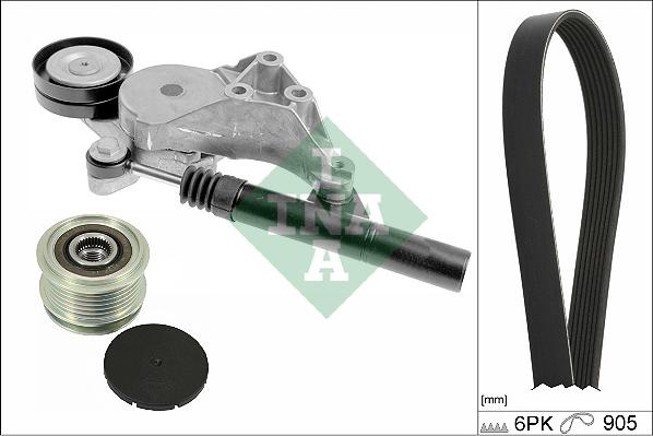 INA 529 0513 20 - Kit Cinghie Poly-V www.autoricambi360.it