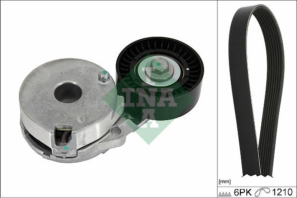 INA 529 0512 10 - Kit Cinghie Poly-V www.autoricambi360.it