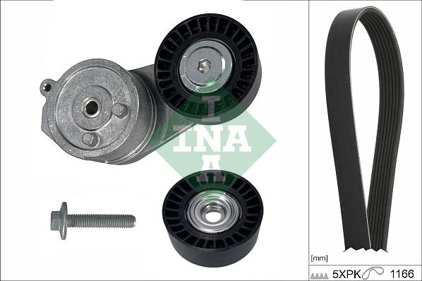 INA 529 0536 10 - Kit Cinghie Poly-V www.autoricambi360.it