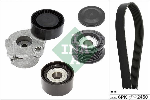 INA 529 0538 10 - Kit Cinghie Poly-V www.autoricambi360.it