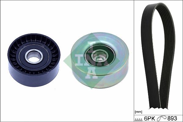 INA 529 0532 10 - Kit Cinghie Poly-V www.autoricambi360.it