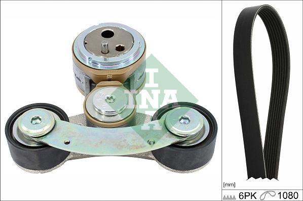 INA 529 0537 10 - Kit Cinghie Poly-V www.autoricambi360.it