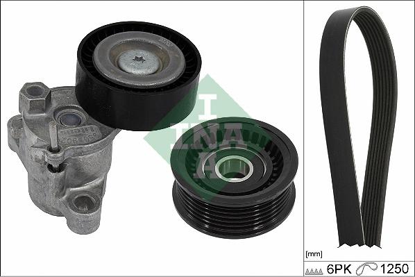 INA 529 0525 10 - Kit Cinghie Poly-V www.autoricambi360.it