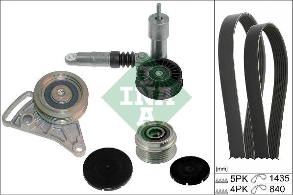 INA 529 0523 20 - Kit Cinghie Poly-V www.autoricambi360.it