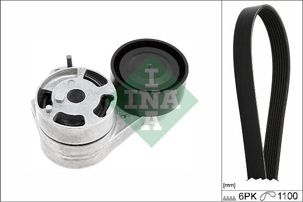 INA 529 0576 10 - Kit Cinghie Poly-V www.autoricambi360.it