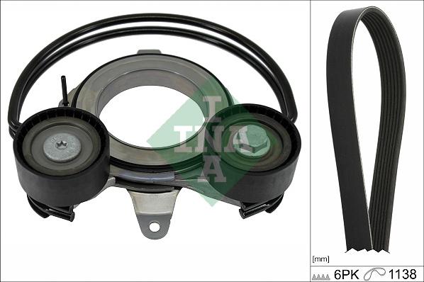 INA 529 0571 10 - Kit Cinghie Poly-V www.autoricambi360.it