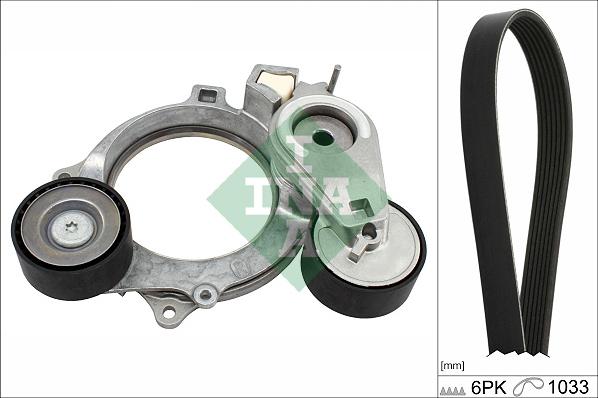 INA 529 0572 10 - Kit Cinghie Poly-V www.autoricambi360.it