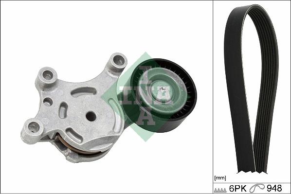 INA 529 0577 10 - Kit Cinghie Poly-V www.autoricambi360.it