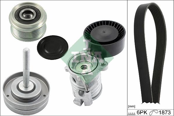 INA 529 0090 20 - Kit Cinghie Poly-V www.autoricambi360.it