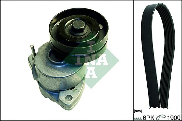 INA 529 0091 10 - Kit Cinghie Poly-V www.autoricambi360.it