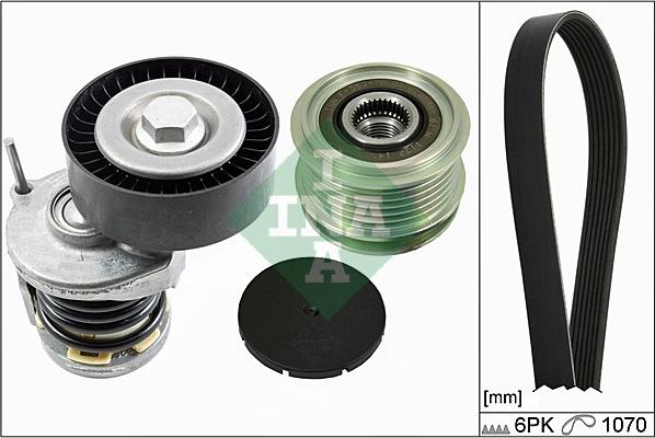 INA 529 0098 10 - Kit Cinghie Poly-V www.autoricambi360.it