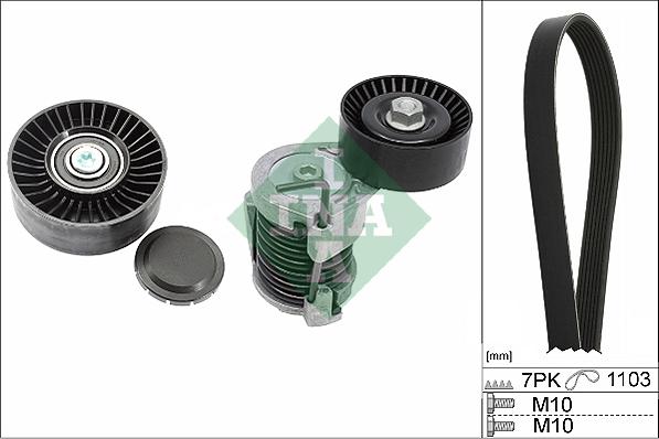 INA 529 0049 10 - Kit Cinghie Poly-V www.autoricambi360.it