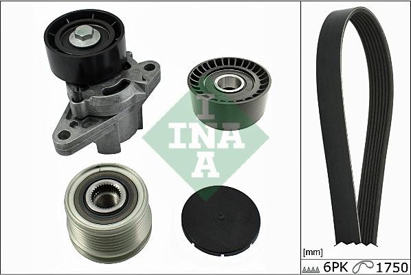 INA 529 0051 10 - Kit Cinghie Poly-V www.autoricambi360.it
