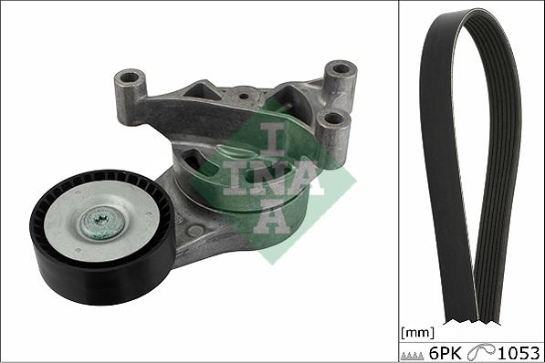 INA 529 0052 10 - Kit Cinghie Poly-V www.autoricambi360.it