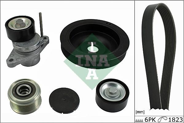 INA 529 0069 10 - Kit Cinghie Poly-V www.autoricambi360.it