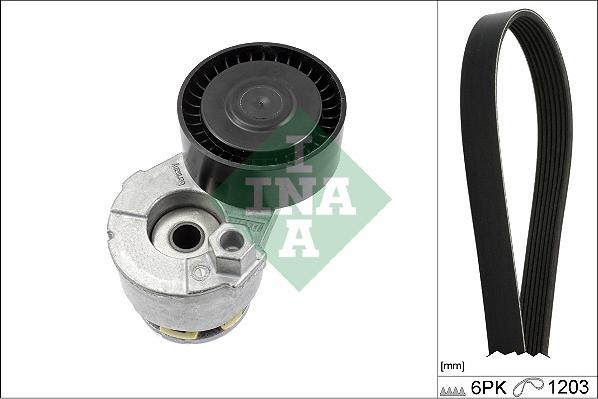 INA 529 0009 10 - Kit Cinghie Poly-V www.autoricambi360.it