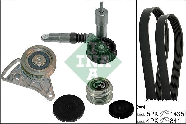 INA 529 0004 10 - Kit Cinghie Poly-V www.autoricambi360.it