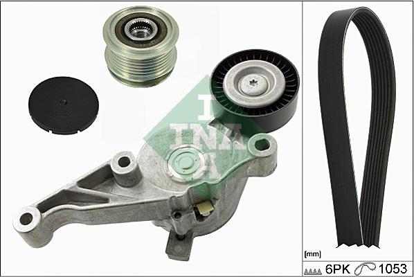 INA 529 0006 10 - Kit Cinghie Poly-V www.autoricambi360.it