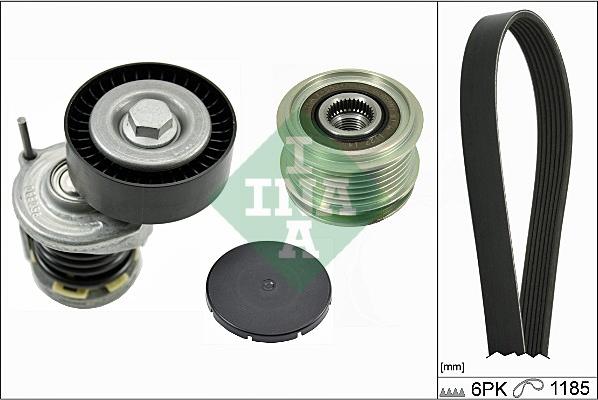 INA 529 0002 10 - Kit Cinghie Poly-V www.autoricambi360.it
