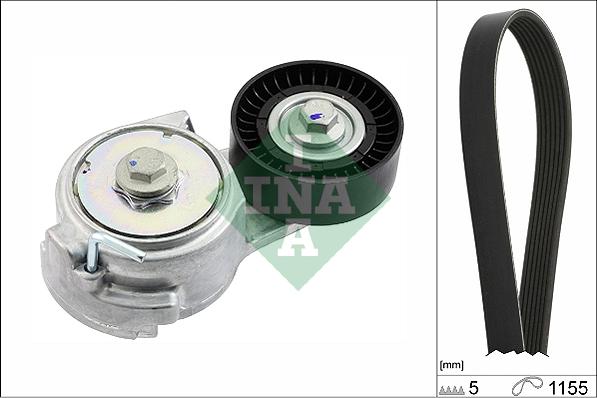 INA 529 0011 10 - Kit Cinghie Poly-V www.autoricambi360.it