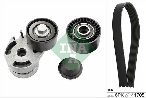 INA 529 0012 10 - Kit Cinghie Poly-V www.autoricambi360.it