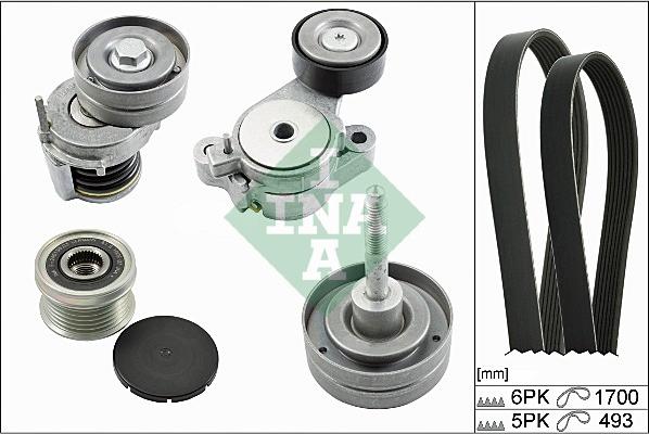 INA 529 0083 10 - Kit Cinghie Poly-V www.autoricambi360.it