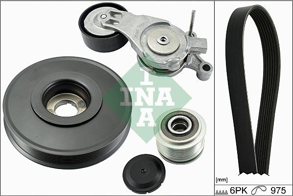 INA 529 0036 10 - Kit Cinghie Poly-V www.autoricambi360.it