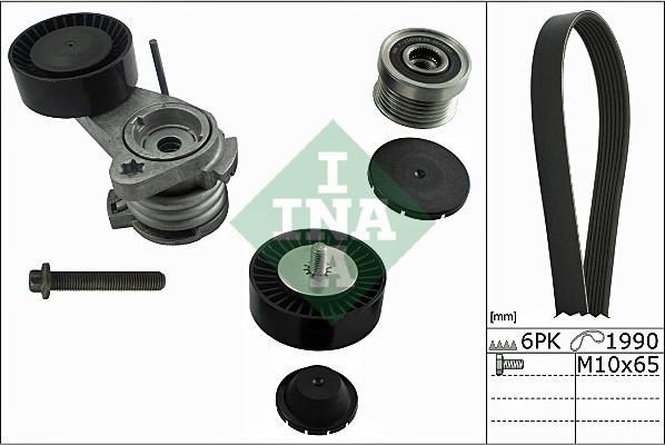 INA 529 0031 10 - Kit Cinghie Poly-V www.autoricambi360.it