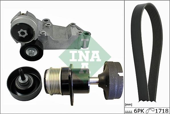 INA 529 0038 10 - Kit Cinghie Poly-V www.autoricambi360.it