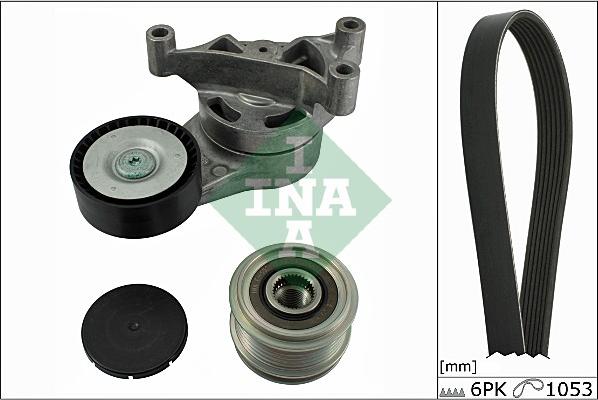 INA 529 0023 10 - Kit Cinghie Poly-V www.autoricambi360.it