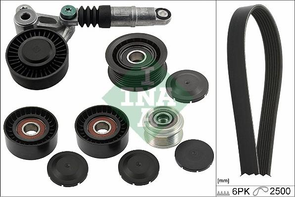 INA 529 0079 10 - Kit Cinghie Poly-V www.autoricambi360.it