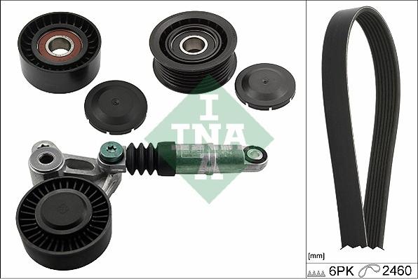 INA 529 0075 10 - Kit Cinghie Poly-V www.autoricambi360.it
