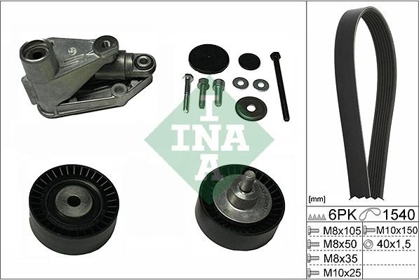 INA 529 0198 10 - Kit Cinghie Poly-V www.autoricambi360.it