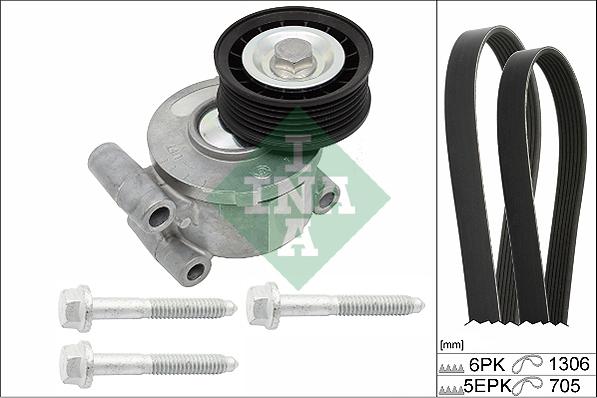 INA 529 0192 10 - Kit Cinghie Poly-V www.autoricambi360.it