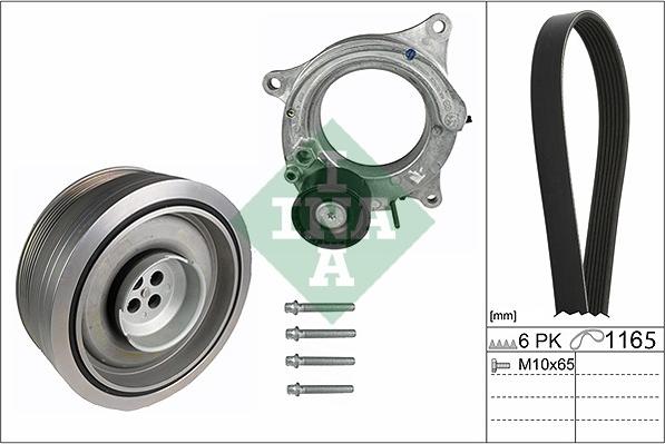 INA 529 0197 10 - Kit Cinghie Poly-V www.autoricambi360.it